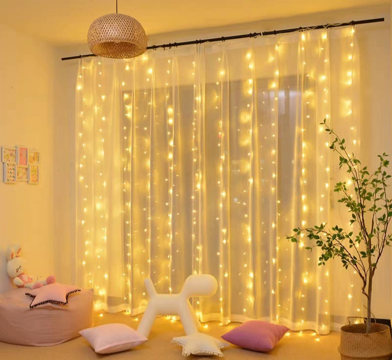 Cortinas de Adorno luces Led 3x2 metros