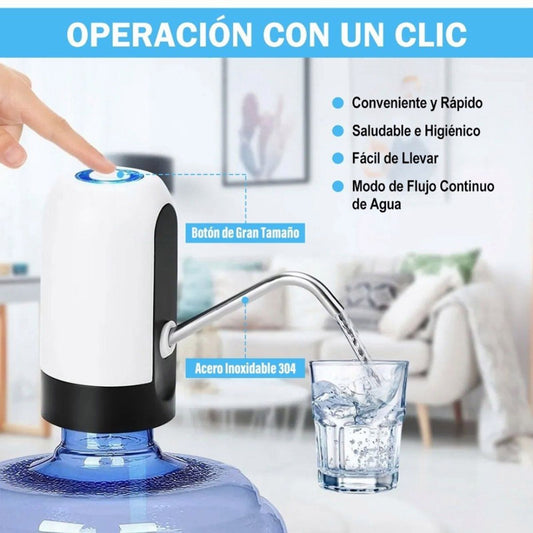 Dispensador de Agua Eléctrico recargable!