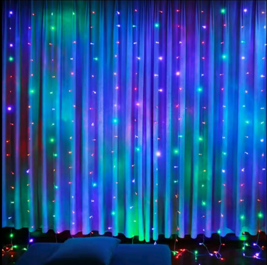 Cortinas de Adorno luces Led 3x2 metros