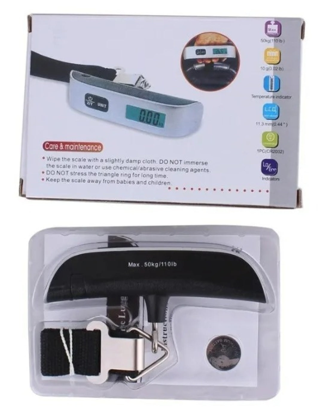 ⚖️ Balanza Digital Portátil para Maletas