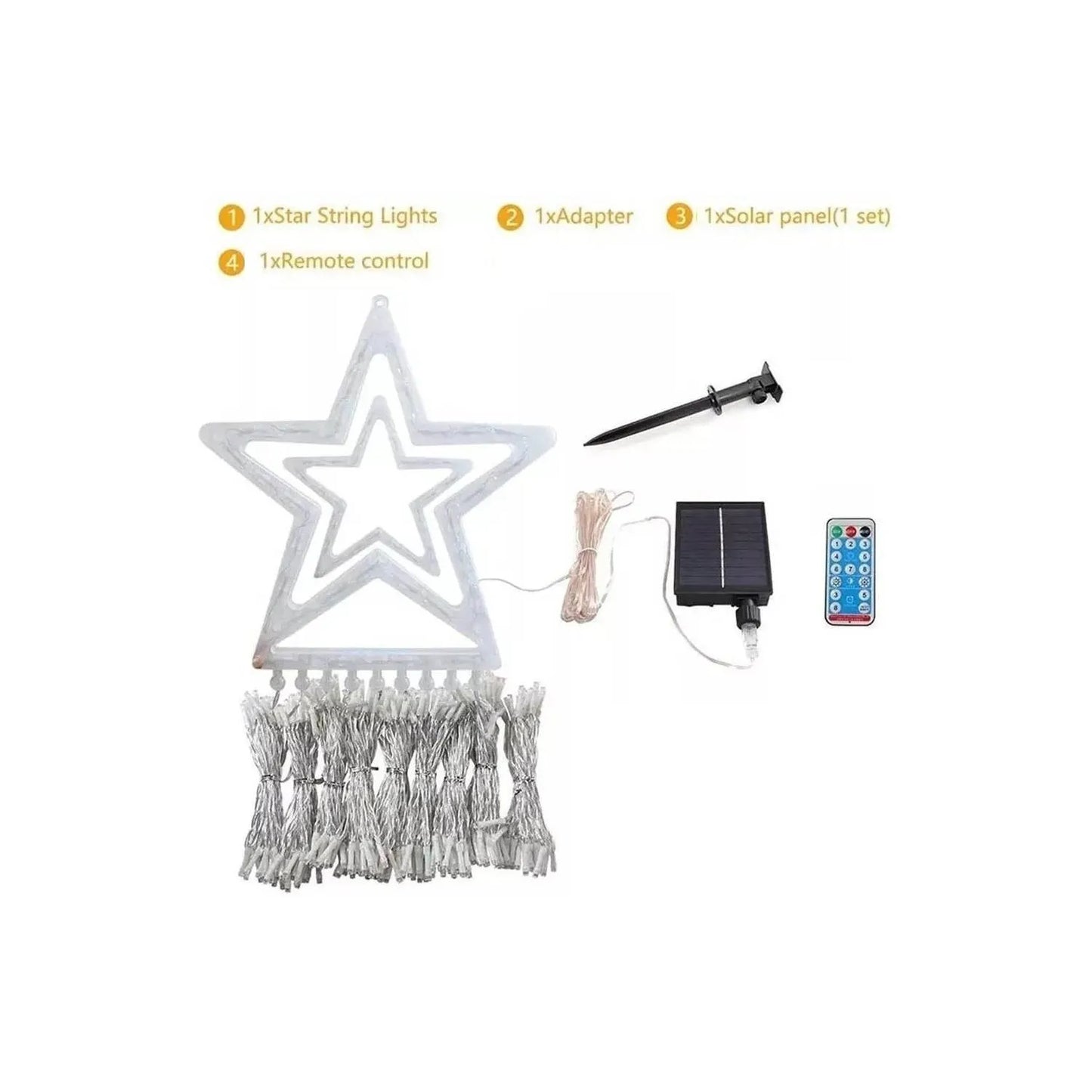 🎄 Árbol de Navidad Guirnalda Solar Multicolor 🌟