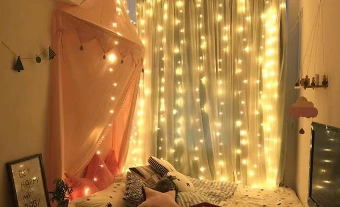 Cortinas de Adorno luces Led 3x2 metros