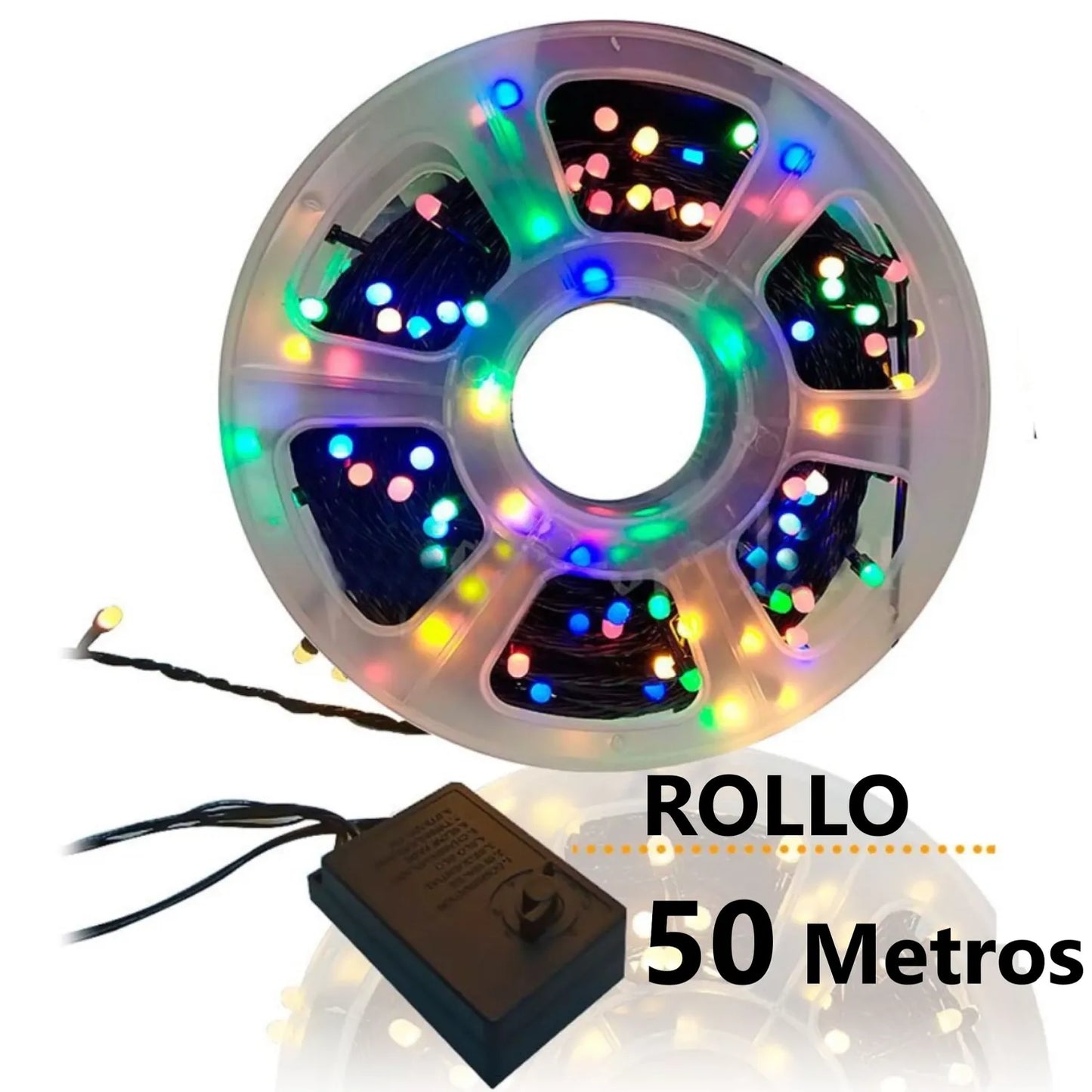 Luces De Navidad LED Rollo 50metros