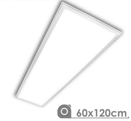 Plafón LED Embutido 60x120cm – 96W con Transformador