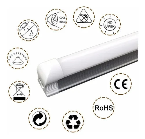 Tubo LED T8 con Base Canoa