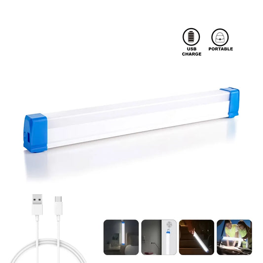 Tubo LED Recargable de 5V-60W: Iluminación Potente y Portátil 💡